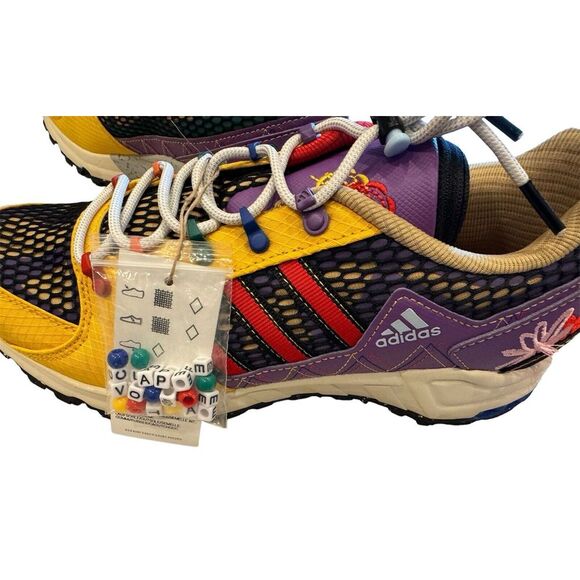 Adidas EQT Support 93 Womens 11 Sean Wotherspoon Black/Red/Violet/Yellow 2022 - Picture 4 of 13